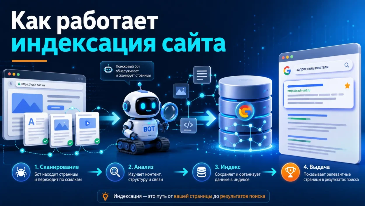 Как работает индексация сайта